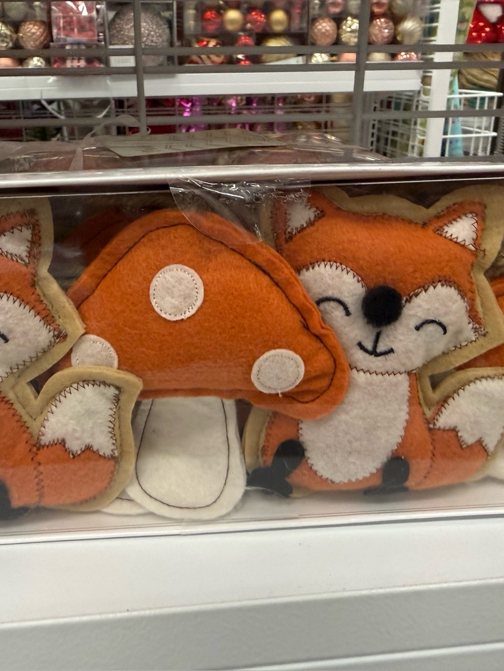 Fox mushrooms garland